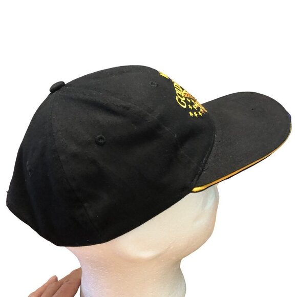 New NRA Golden Eagles Snapback Hat Cap Black Eagle Stars NWOT - Picture 3 of 5